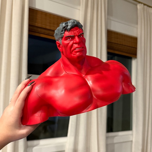 Captain America Brave New World Red Hulk Popcorn Bucket Regal NEVER USED - Picture 2 of 3